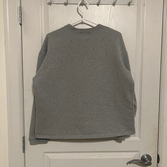 DN Grey Embroidered Crew Neck - Picture 5 of 5